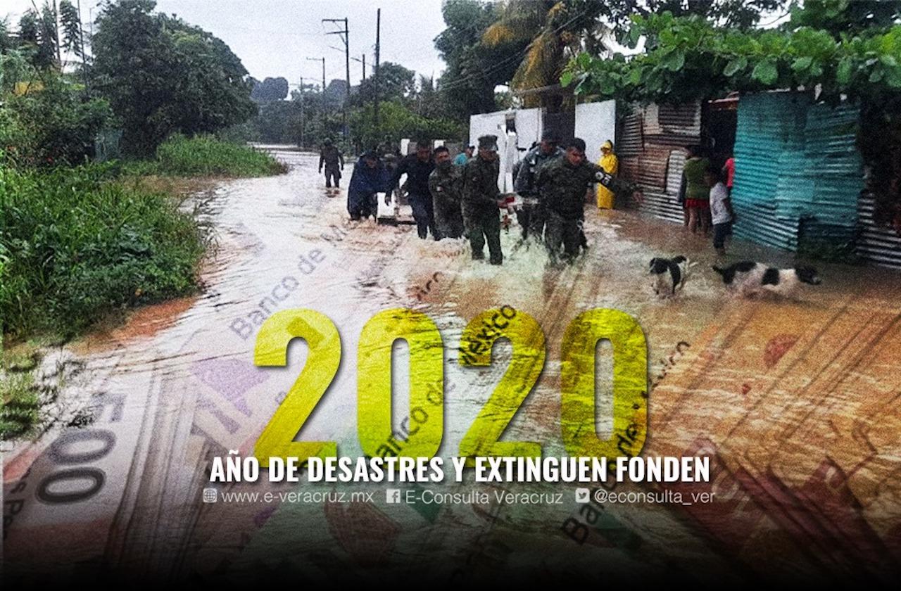 Inundaciones y tragedias golpearon con fuerza a Veracruz en 2020