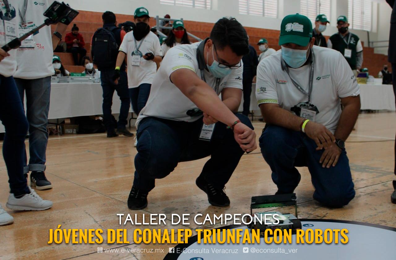 Jóvenes de Veracruz aprovecharon pandemia y hoy triunfan creando robots