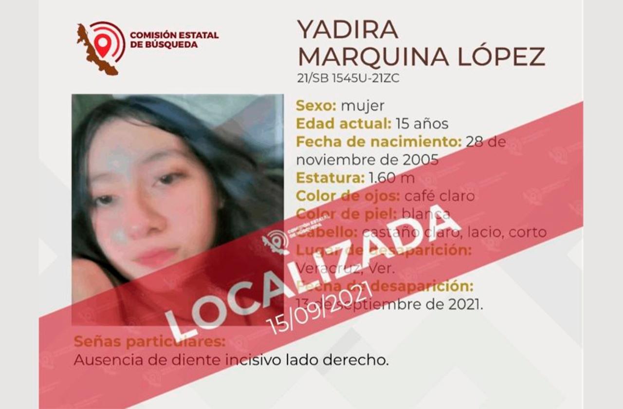 Localizan con vida a menor desaparecida en el puerto de Veracruz 
