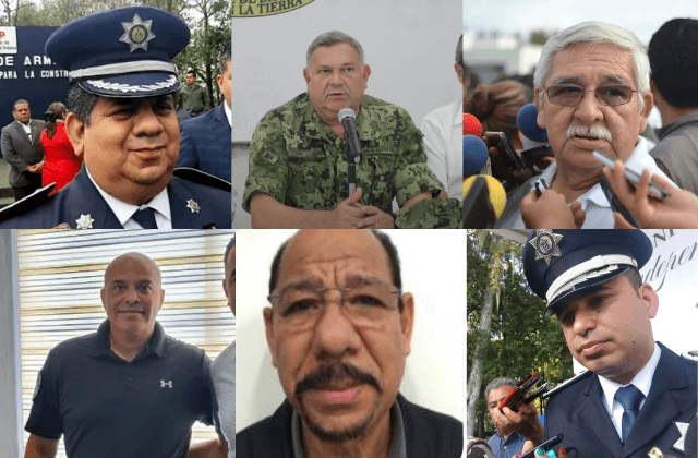 Los 6 marinos encargados de la seguridad en Veracruz con Cuitláhuac