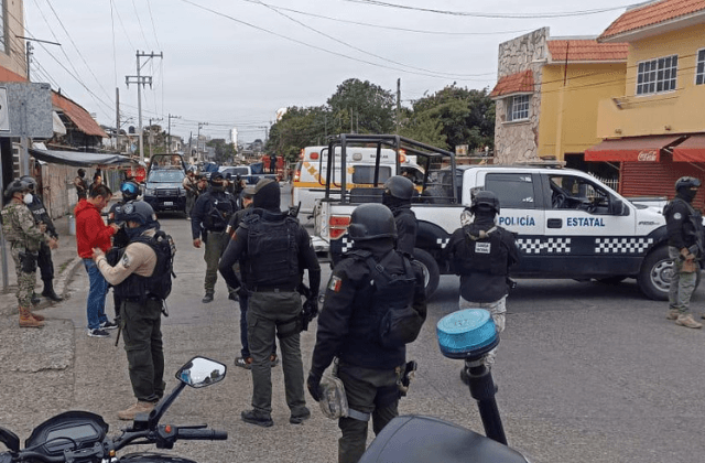 Atacan a policías estatales en Tuxpan: 1 muerto y 1 herido