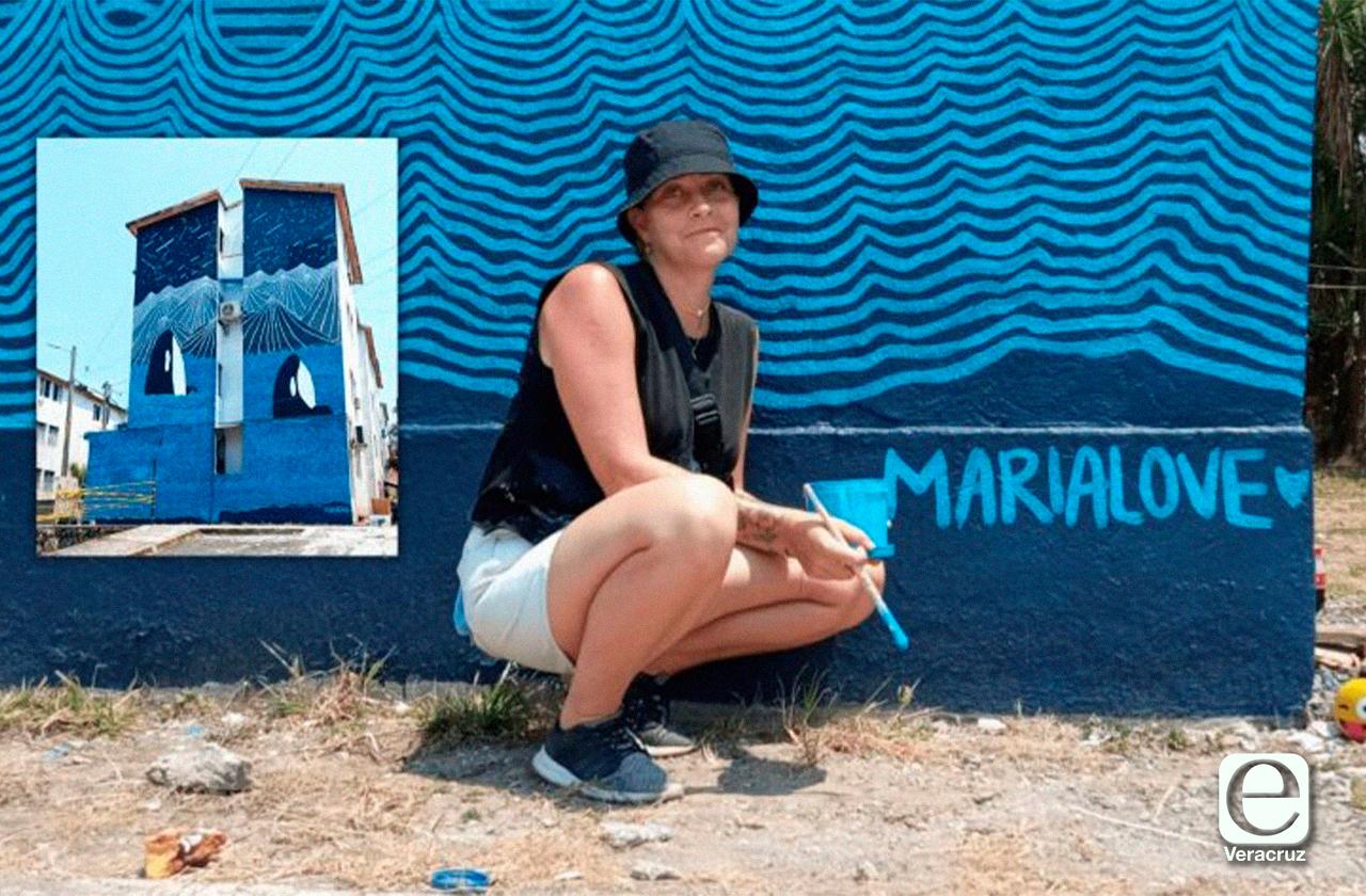 María Love: El colorido y creatividad de una veracruzana en murales