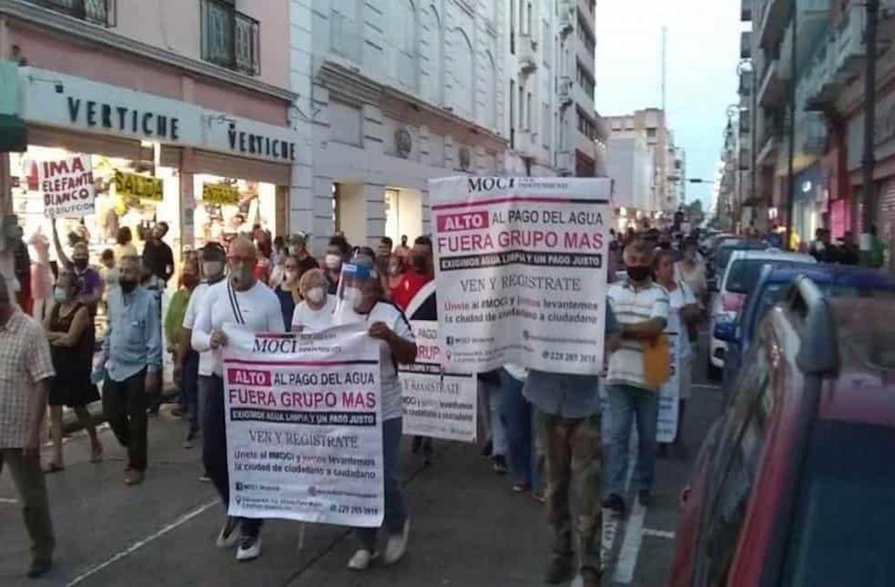 Moci prepara nueva protesta contra Grupo MAS, en Veracruz puerto 