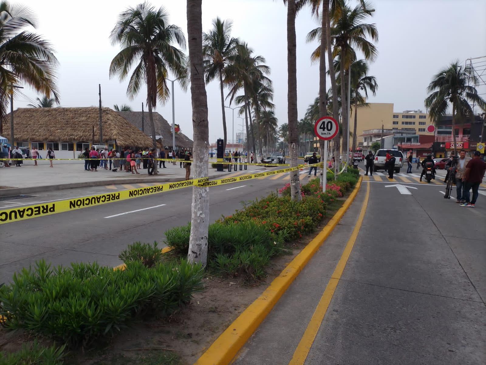 Motociclista muere tras chocar con una palmera, en Veracruz