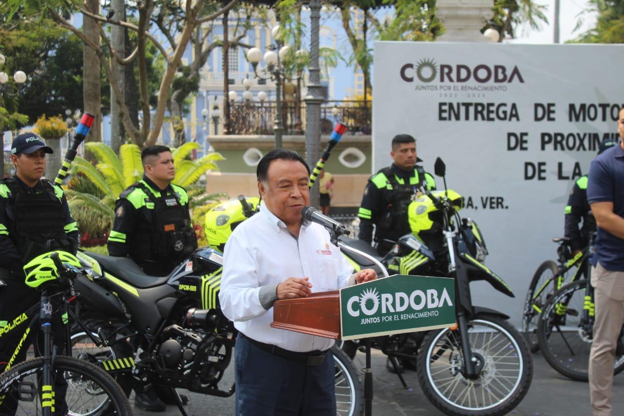 Con motopatrullas y bicicletas, Policía Municipal reforzará seguridad en Córdoba