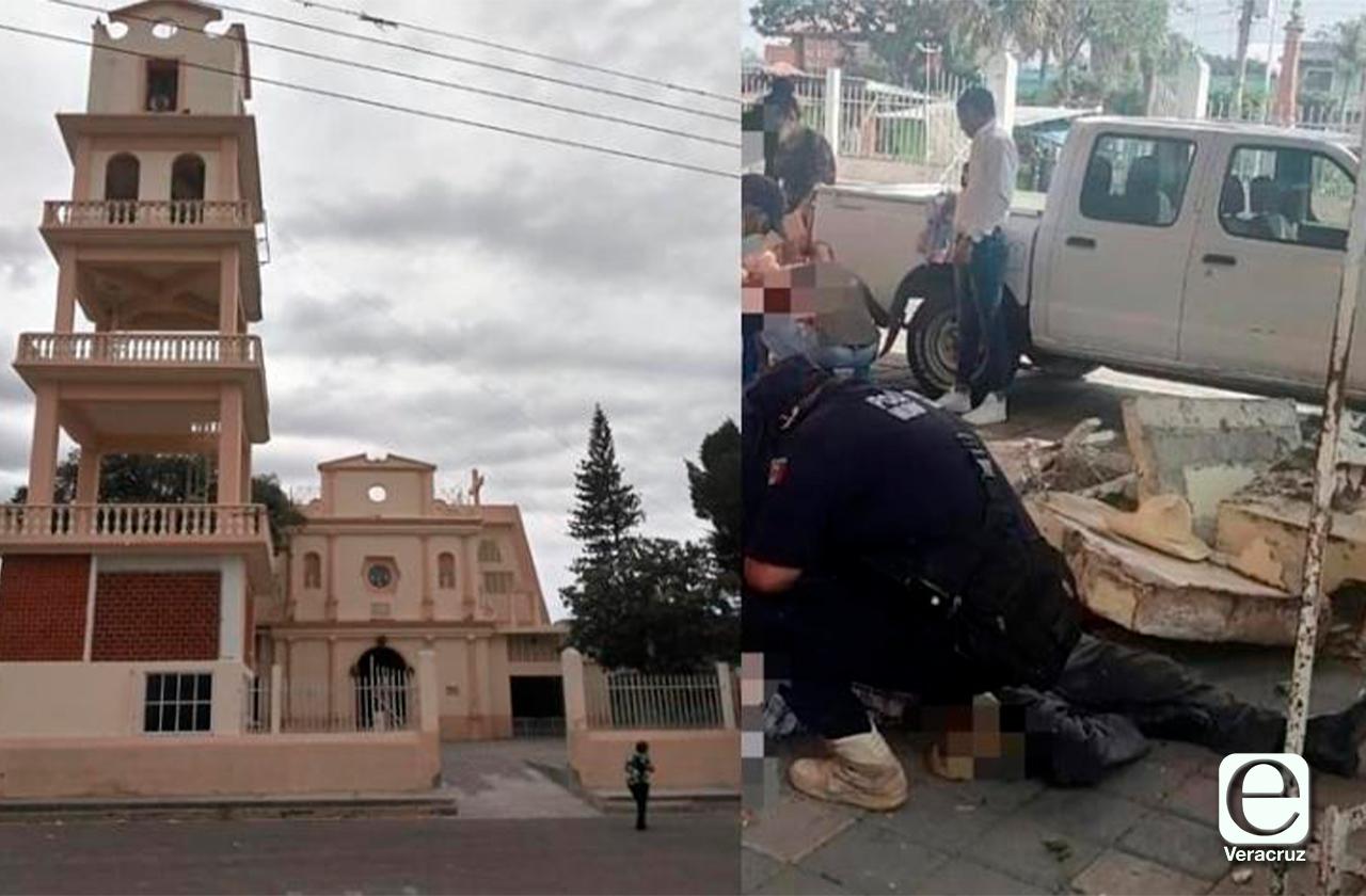 Muere adulto mayor tras caerle estructura de iglesia en Soledad