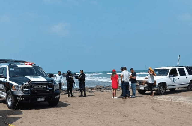 Muere turista de Puebla ahogado en playa de Tuxpan
