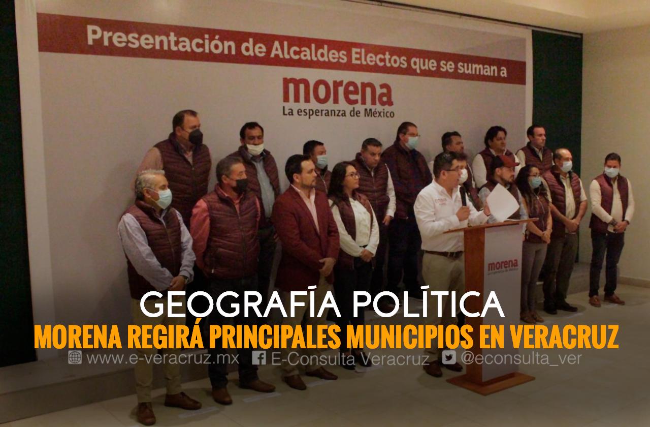 Morena tendrá total control en principales municipios de Veracruz