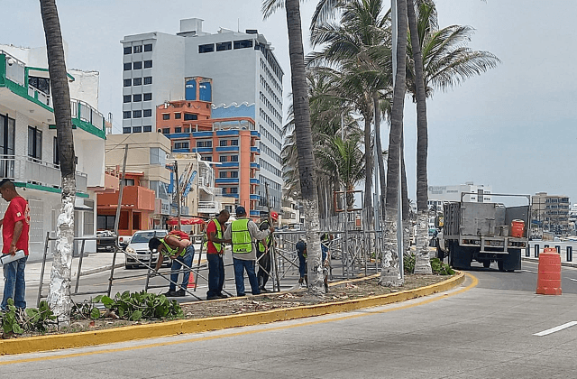 ¡Ojo! Ya instalaron gradas para el Carnaval de Veracruz 2022