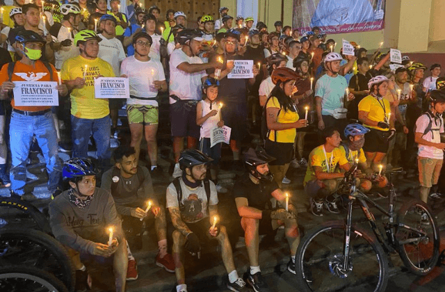 Organizan rodada por Francisco, ciclista atropellado en Xalapa