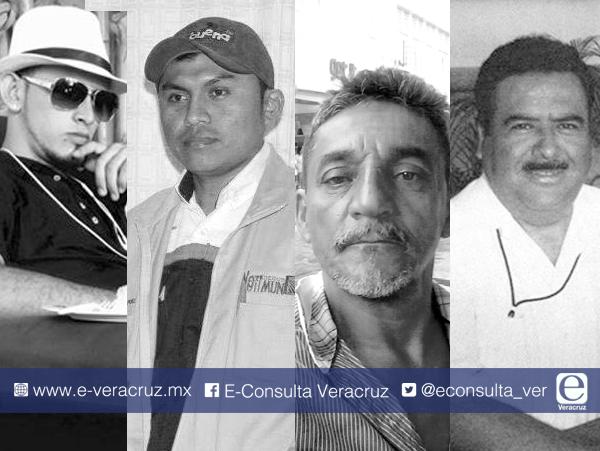 Los cuatro periodistas asesinados en Veracruz durante 2017