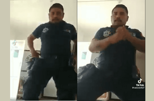 Por Tiktok bailando, así castigaron a policía de Nogales