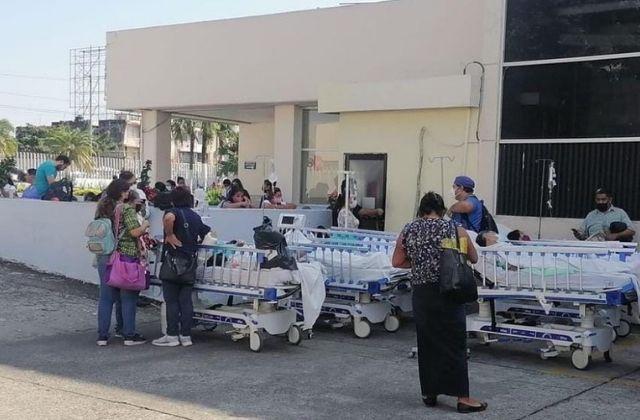 Evacuaron IMSS en Veracruz por presunta fuga de gas