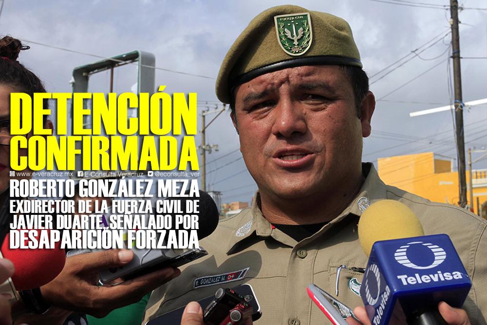 Capturan a exdirector de Fuerza Civil de Veracruz por desaparición forzada