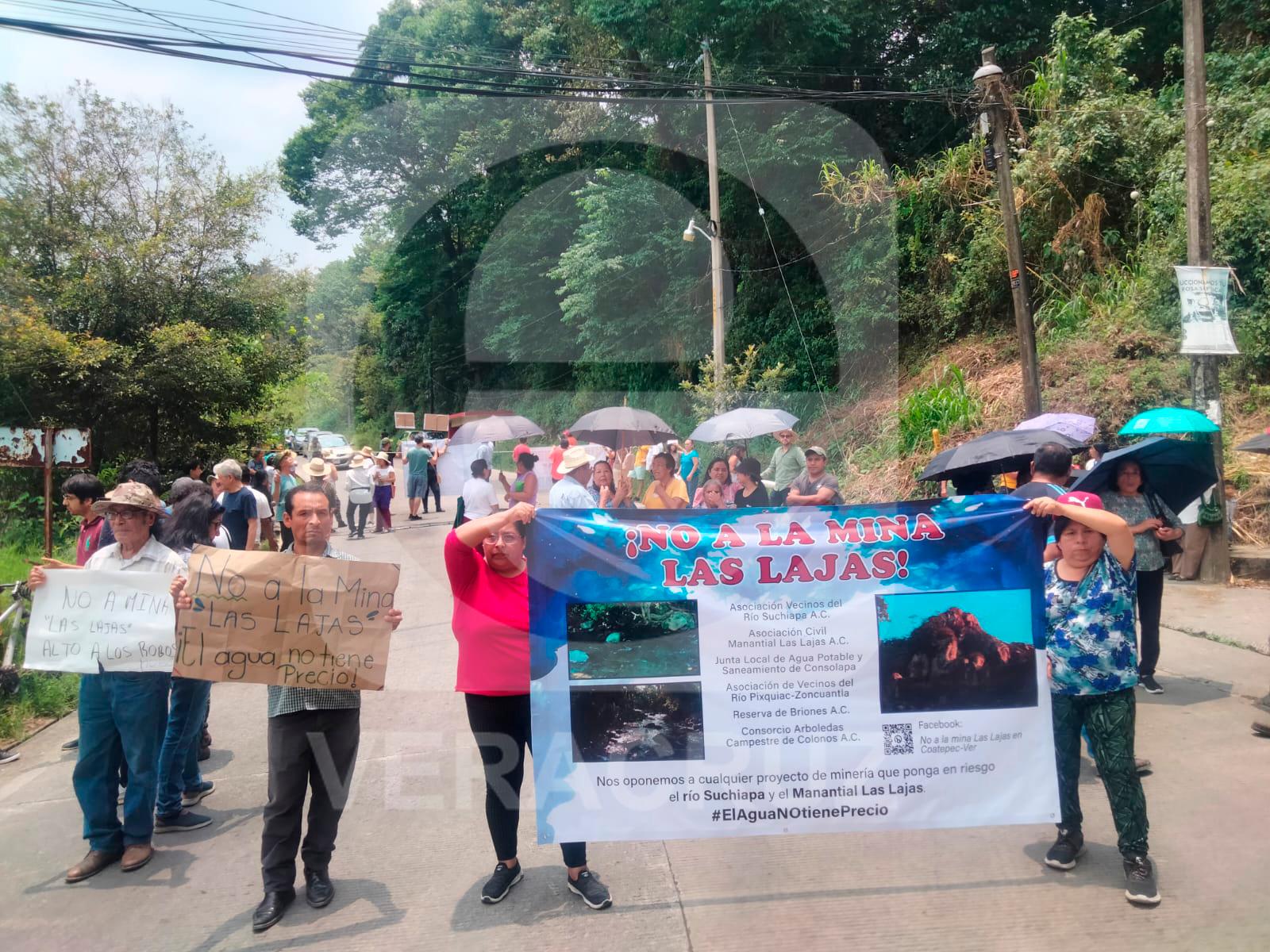 No a las minas: Protestan contra extracción de rocas en Coatepec
