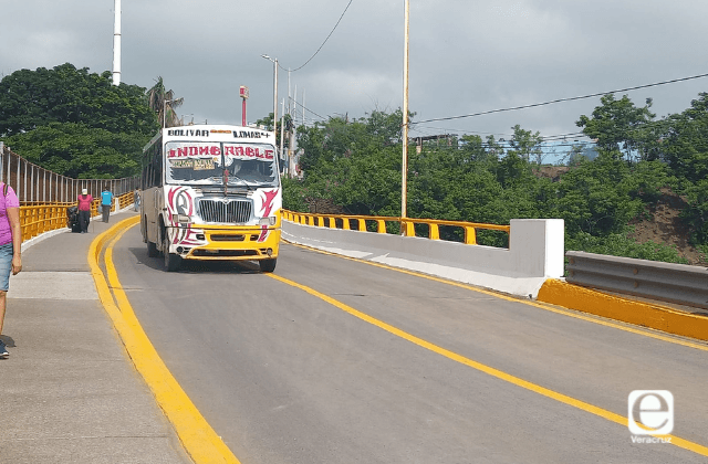 ¡Abre Torrentes! Tras una semana terminan trabajos del puente en Veracruz