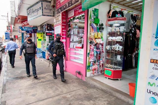 Refuerza Policía Municipal vigilancia por ventas del 14 de febrero