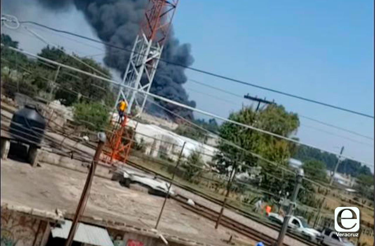 Incendio en bodega de aceite en Las Vigas, esto pasó