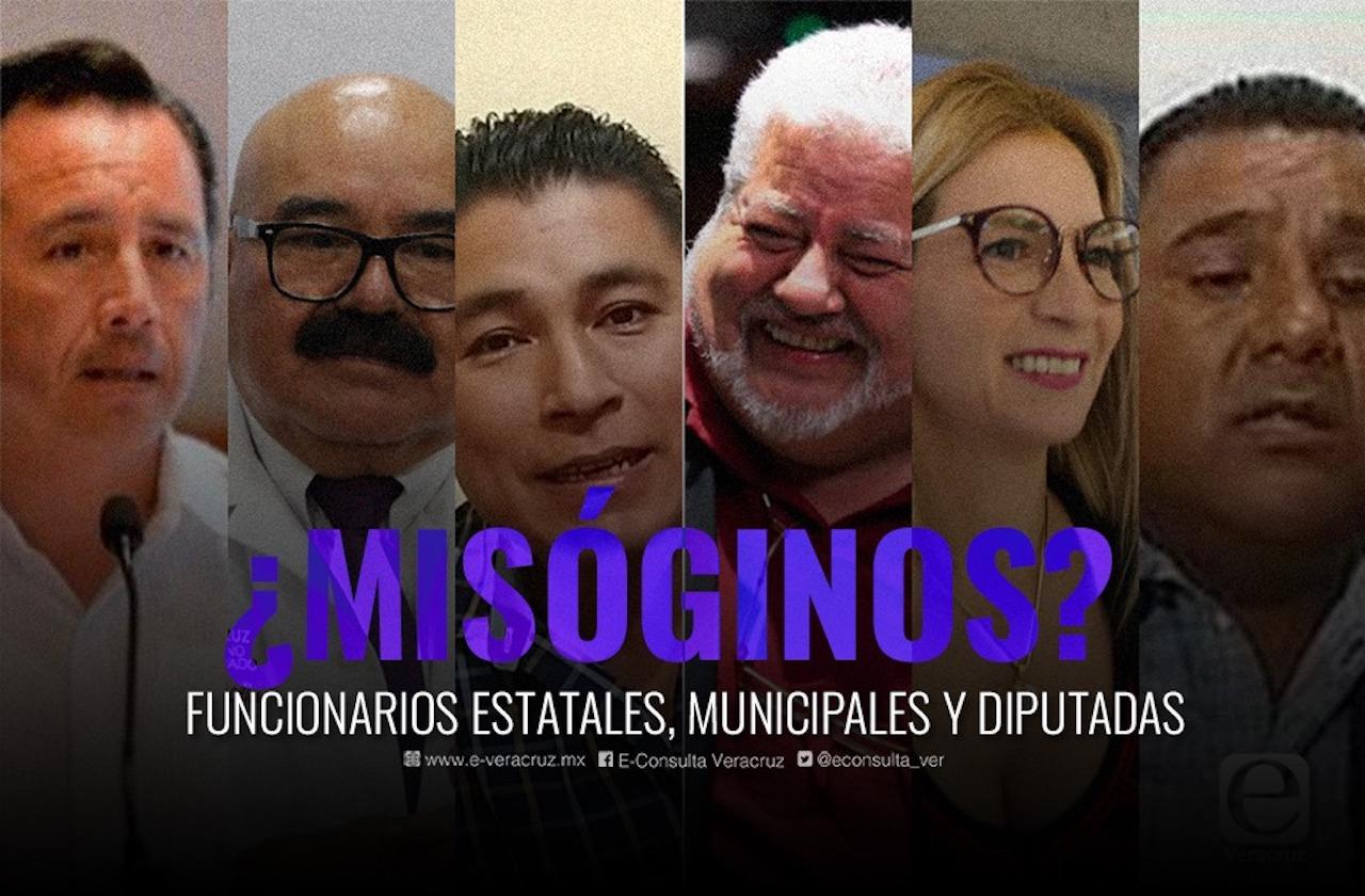 Siete declaraciones misóginas de funcionarios de Veracruz 