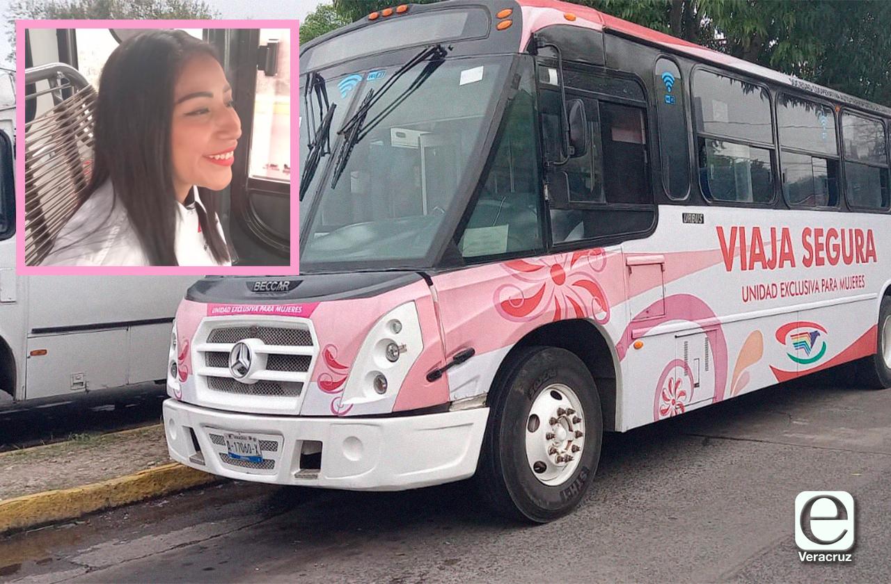 Silvia: xalapeña que conduce un autobús rosa, libre de acoso