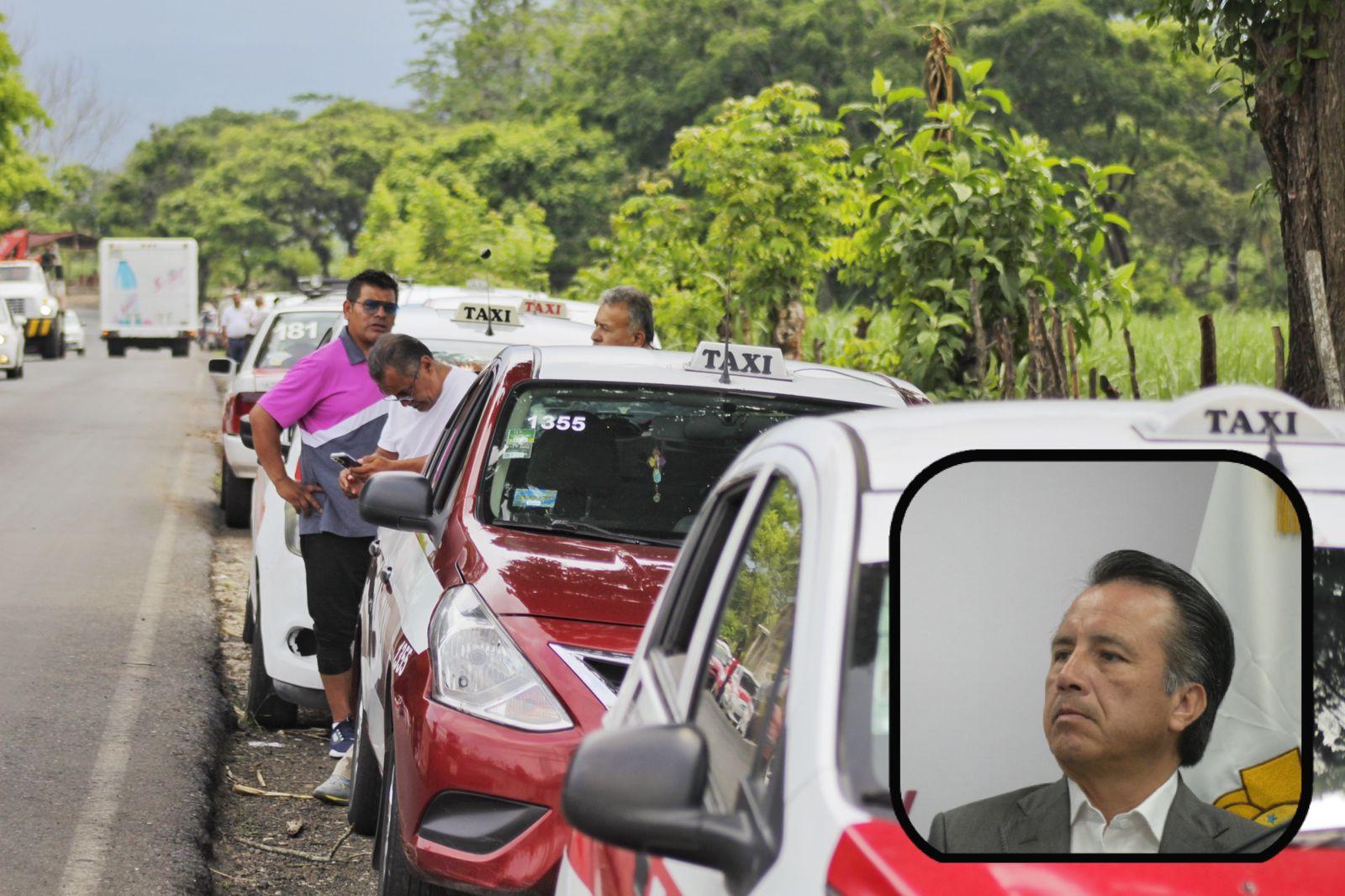 No tenían que venir hasta acá y colapsar la ciudad: Cuitláhuac a taxistas