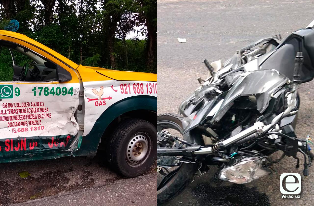 Un muerto tras choque entre camioneta y motociclista en Cosolea