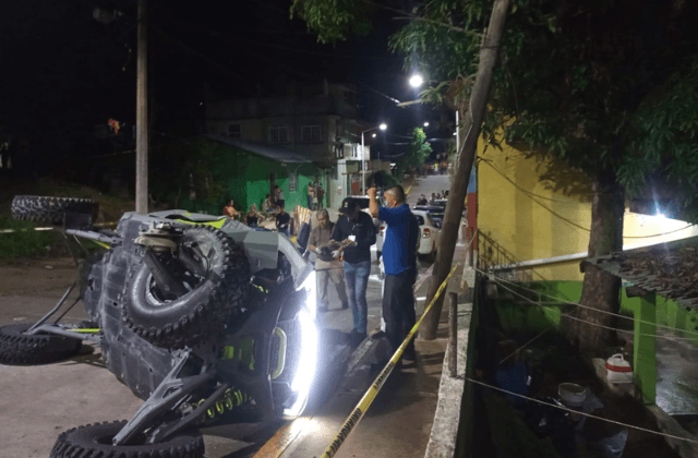 VIDEO | Fallece menor estrenando auto 4x4 en Poza Rica