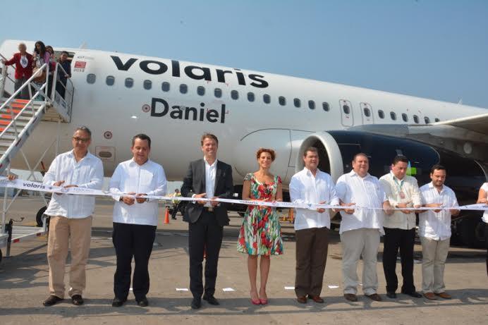 Inauguran ruta aérea Monterrey-Veracruz-Monterrey