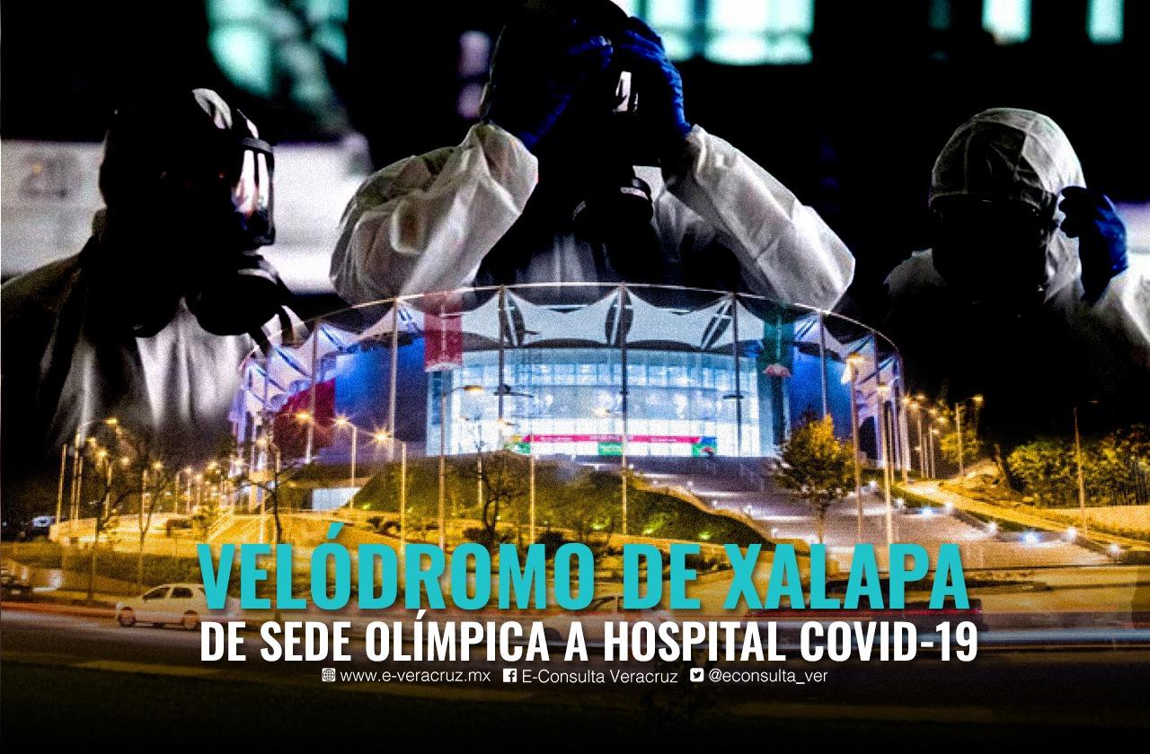 Velódromo de Xalapa: De elefante blanco a refugio para pacientes con coronavirus