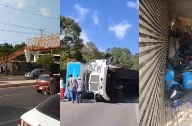 Zeta Transportes, de Veracruz, ligada a trágica volcadura en Chiapas