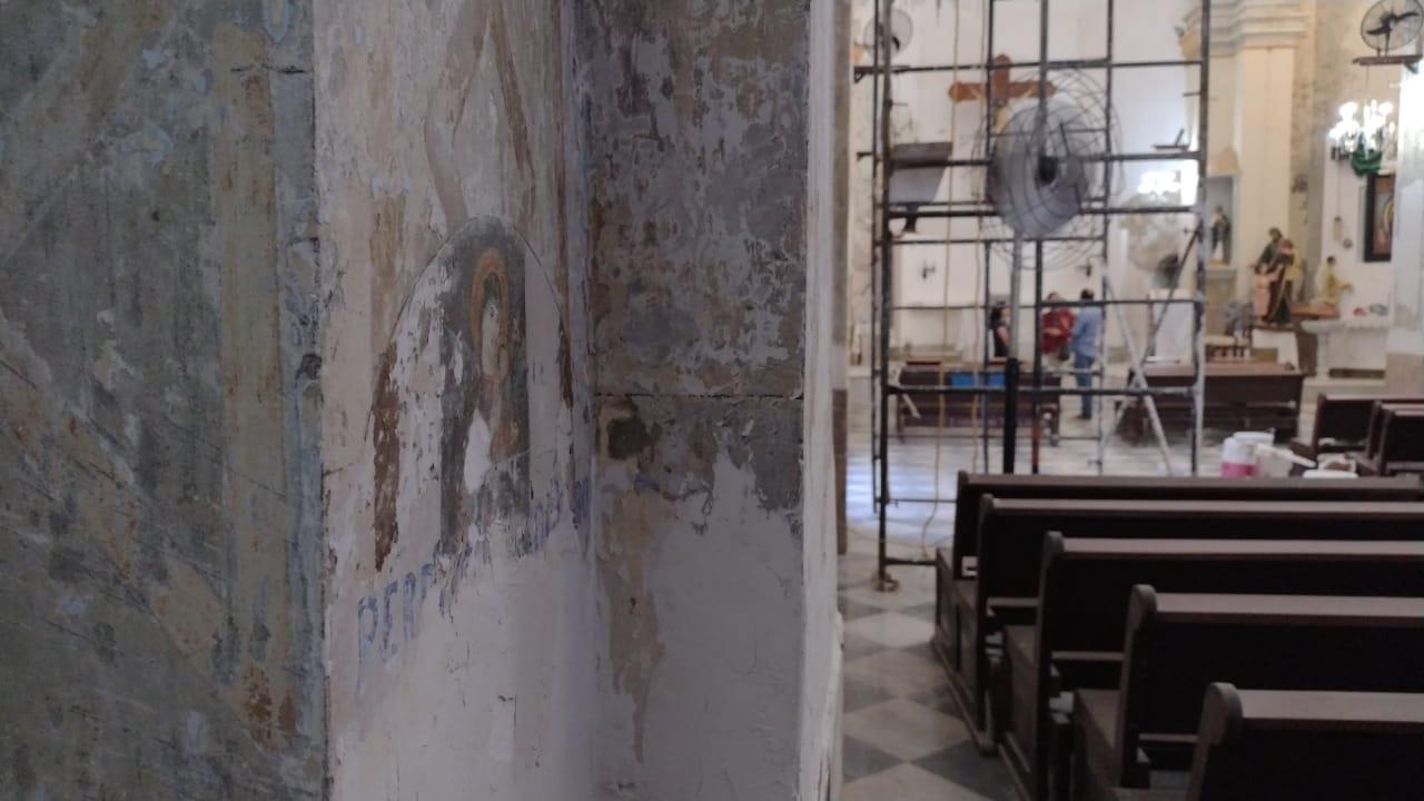 ¿Qué sucedió con las pinturas históricas halladas en iglesia de Veracruz?