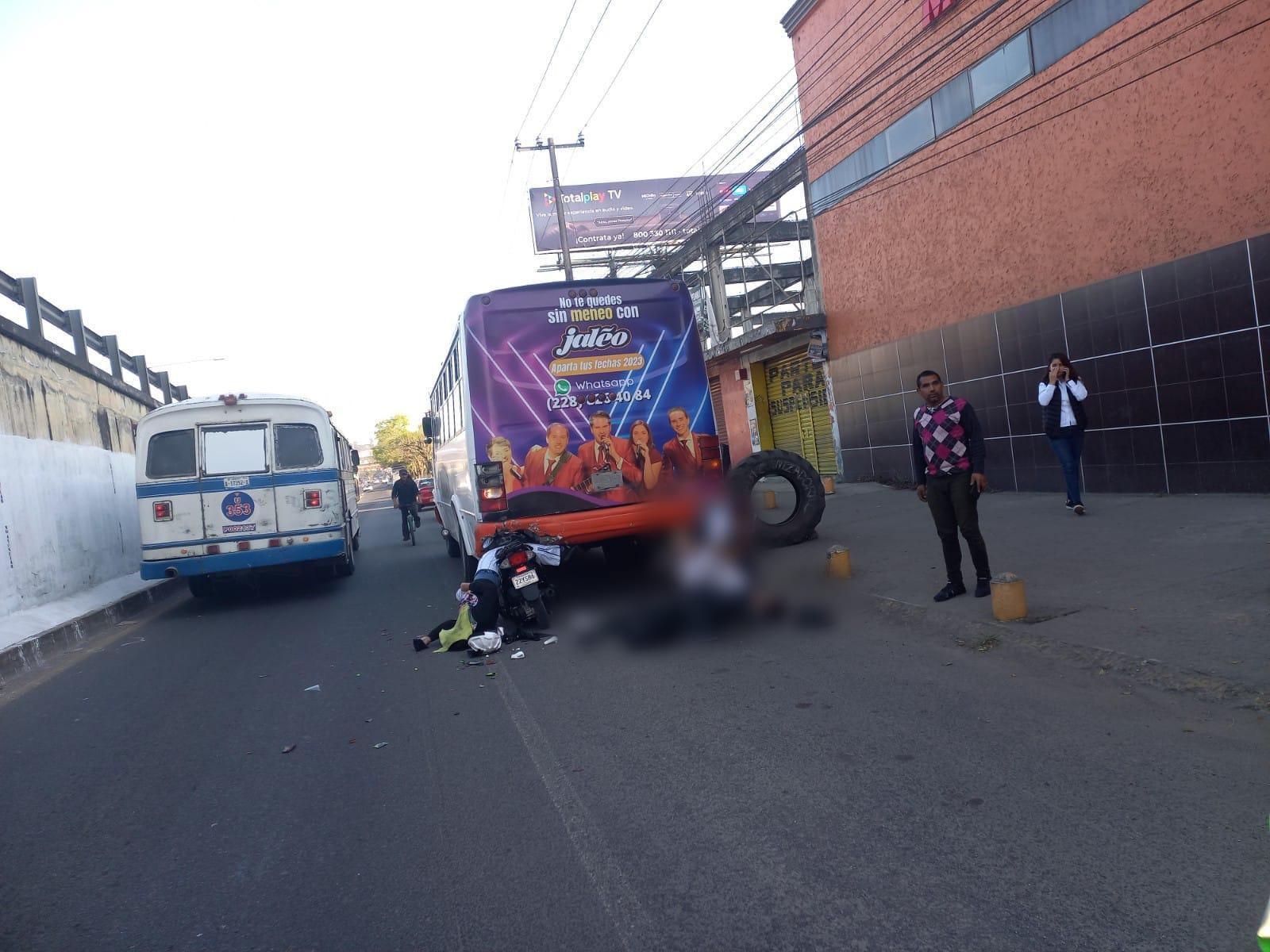 En 24 horas, se registran siete accidentes de moto en Xalapa