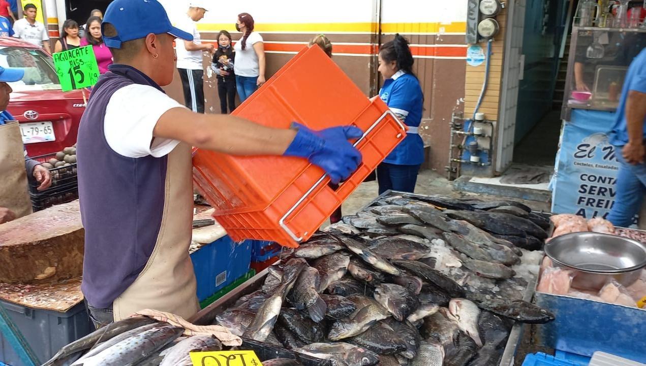 Cuaresma: Suben precios de pescado y mariscos en Xalapa